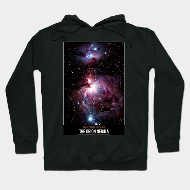 High Resolution Astronomy The Orion Nebula in Infrared Hoodie by tiokvadrat